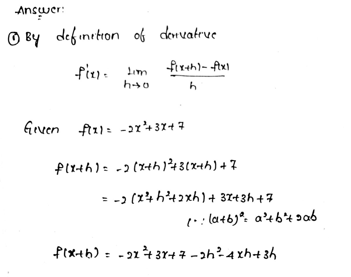 Calculus homework question answer, step 1, image 1